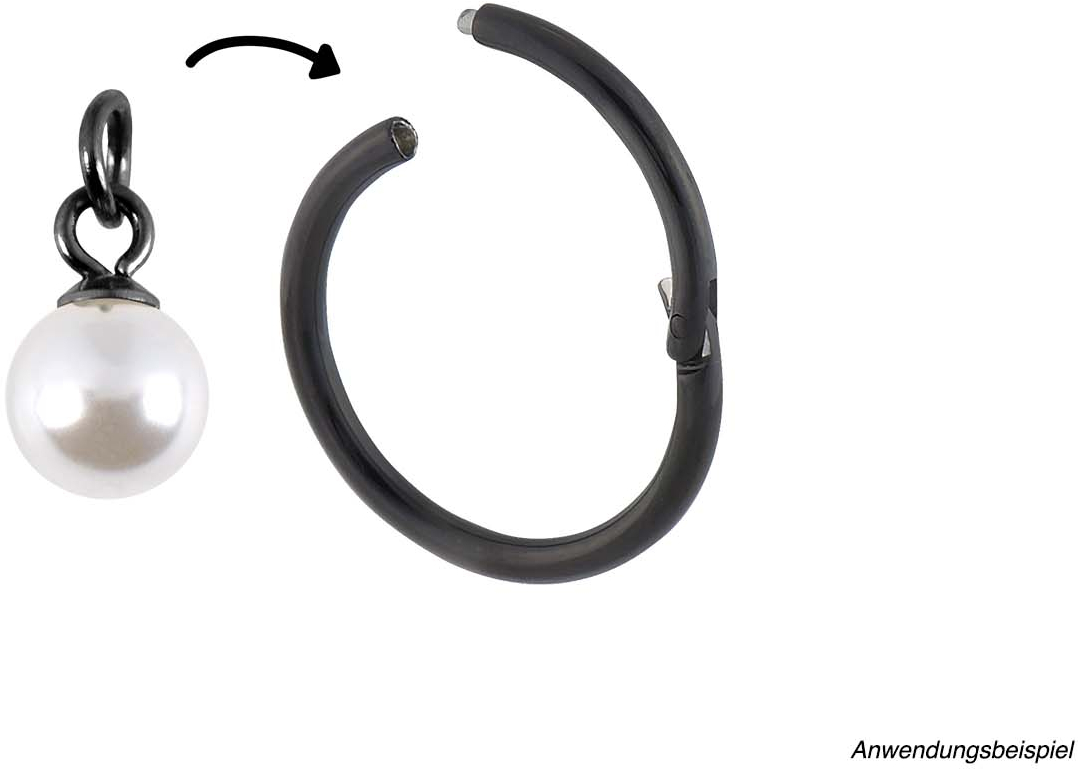 Mandala Piercing Anhänger Für Clicker Ringe - Chirurgenstahl 316L